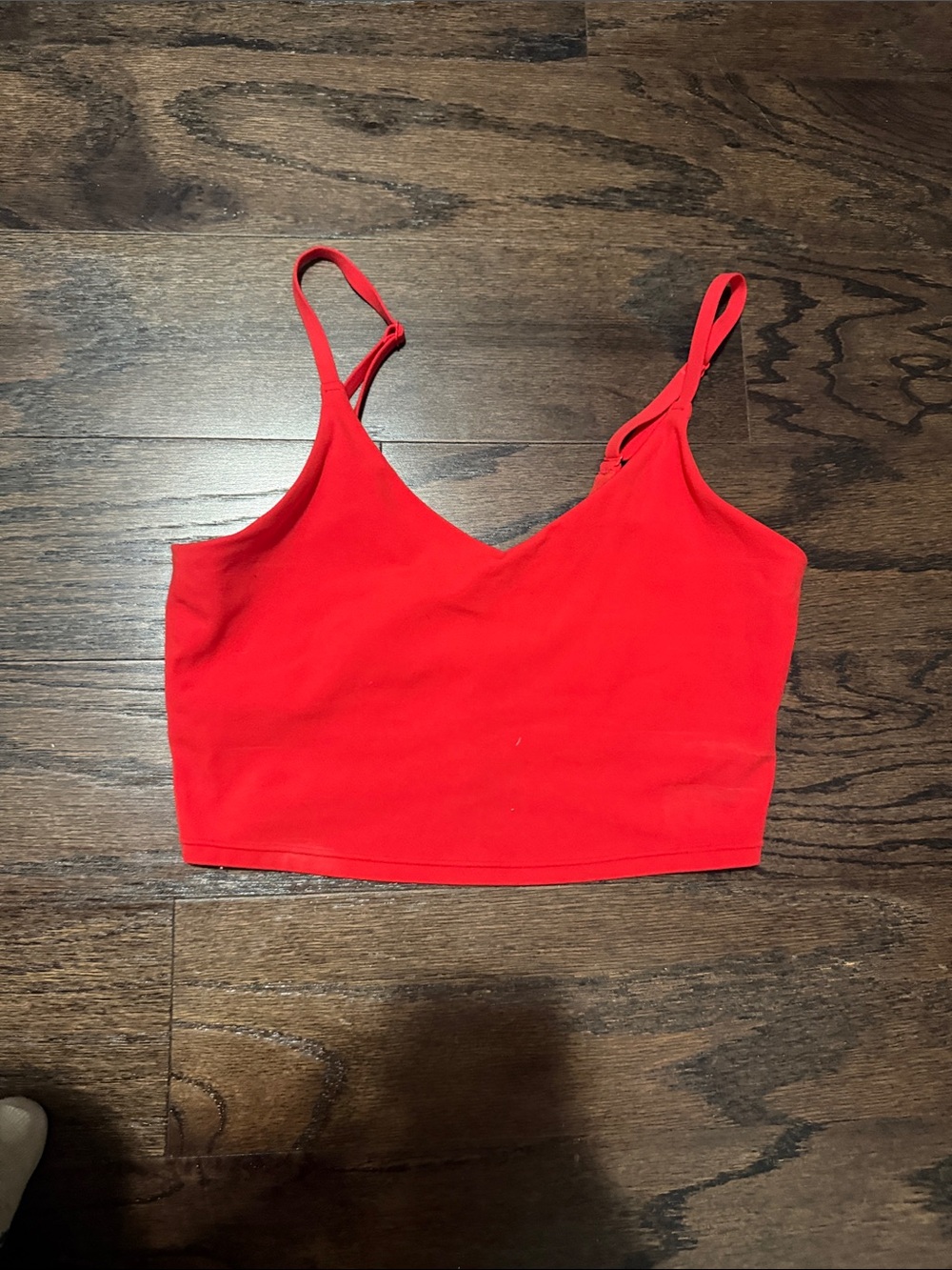 Athleta red V-Neck Crop Cami Top - Women's
